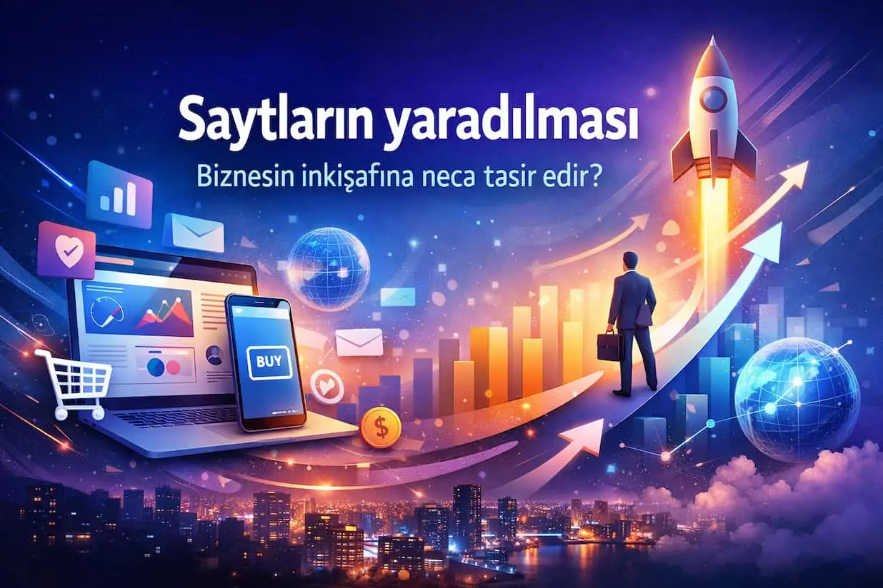 Saytların yaradılması: biznesiniz üçün niyə vacibdir?